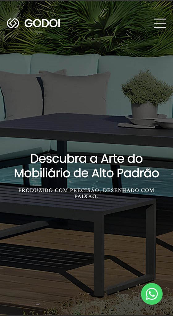 Site mobile da Godoi Móveis